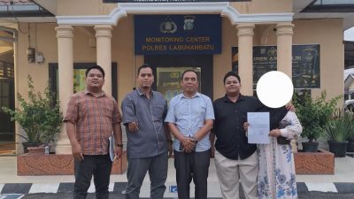 Ahli Waris Alm HL Siregar Resmi Laporkan Oknum Yang Menjual Belikan Tanah Tanpa Hak Milik Alm, Ayahnya di Polres Labuhanbatu