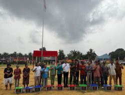 Kodim 0209/Labuhanbatu Buka Program TNI Manunggal Membangun Desa Ke-130, Masyarakat Sekitar Terima Bantuan Sosial