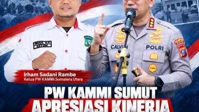 PW KAMMI Sumut Apresiasi Kinerja Kapolrestabes Medan, Dinilai Berhasil Bangun Pendekatan Humanis