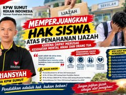 Rekan Indonesia Sumut Desak Dinas Pendidikan Audit Sekolah yang Tahan Ijazah