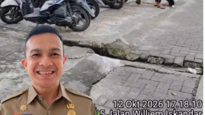 Astaga! Diduga Ada Kejanggalan Penerbitan NPWPD Parkir oleh Bapenda Medan, Area Trotoar dan Drainase Jadi Sorotan