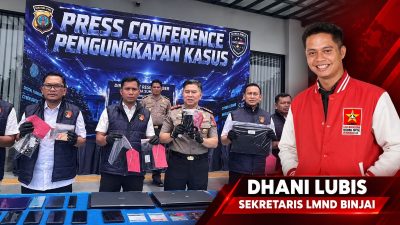 Dhani Lubis Apresiasi Ditres Siber Polda Sumut Tangkap Lima Terduga Operator Judi Online di Apartemen Grand Jati Junction