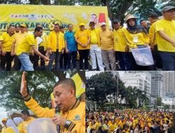 Ribuan Warga Padati Lapangan Merdeka, HUT ke-62 Golkar Sumut Banjir Hadiah