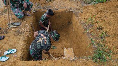 MCK Dibangun Satgas TMMD Ke-130 Kodim 0209/LB, Warga Berikan Apresiasi