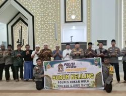 Subuh Keliling di Masjid Al Ihsan, Kapolsek Ujung Batu Ajak Masyarakat Cegah Narkoba dan Balap Liar